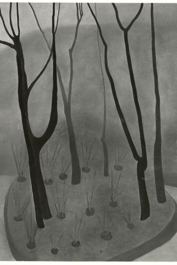 Záhon na Letné, olej na plátně, 56x52 	Autor foto: František Krejčí